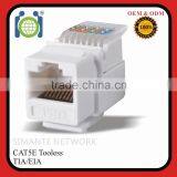 CAT5E Tool Free Keystone Jack
