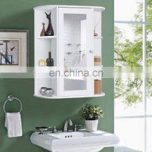 Single Door Bathroom Mirror Cabinet 2 Tier Inner Shelves Wall Mounted Medicine Cabinet thumbnail-4