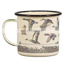 Customized 7cm White Steel Enamel Measuring Cup thumbnail-5