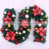 Beautiful 9 Feet 270cm Christmas Garland With Decorations thumbnail-1