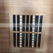 European Design Minimalist House Home Indoor Outdoor Solid Wooden Infrared Wet Steam Sauna Combined Room thumbnail-5