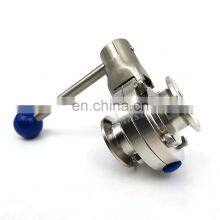 1.5 Inch Sanitary SS Tri Clamp Butterfly Valve for Homebrew thumbnail-4