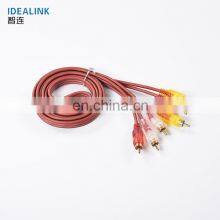 Custom Length Video Audio Extension Cable Male To Male 3 RCA Audio Video AV Cable thumbnail-5