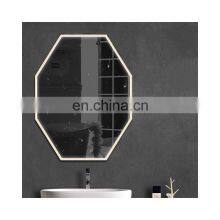 Silver Round Rectangular Purple Usb Bathroom Luxury Wall Touch Led Makeup Vanity Mirror thumbnail-5