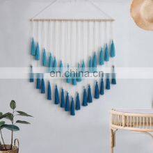 Hot New Large Macrame Backdrop Wall Hanging With Tassels Boho Decor thumbnail-2
