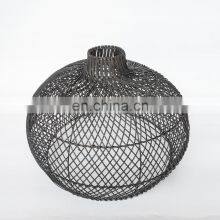 Black Rattan Pendant Light High Quality Hanging Woven Lamp Shade Best Price Wholesale Vietnam Cheap Wholesale thumbnail-2
