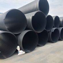 HDPE Spiral Wound PipeHDPE Structural Wall PipeHDPE Double Wall Corrugated Pipe HDPE Klapp Pipe thumbnail-2