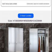 Casilleros de acero inoxidable duraderos con manija suave para escuelas y universidades - Diseño de capas y compartimentos - Soporte para personalización thumbnail-3