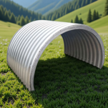 Galvanized Corrugated Metal Pipe 20mm 3/4'' Armco Mp100 Steel Pipe Flexible Corrugated Tube Large Diameter thumbnail-3