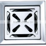 Stainless steel floor drain,square shape,100*100mm,mirror polished.B2122-1