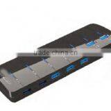 Super Speed(5Gbps) Usb 3.2 7 Port Hub With Power Adapter thumbnail-1