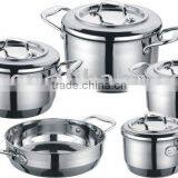 9 Pcs Cookware Set Stainless Steel (SA1816-T9)