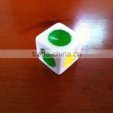 16MM Square Corner Big Circle Point Dice/Red Yellow Green Dice/personalized Dice thumbnail-3