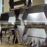 Honeycomb paper board for exhibition designing from shenzhen honeycomb paper packaging company