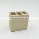 Natrual Polyresin Sandstone Bathroom Accessories Set for Hotel and Home thumbnail-5