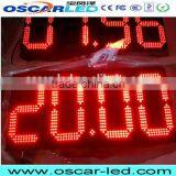 Outdoor Gas Station Led Price Digital Sign 7 Segment 12 Inch 8'' 20'' Small Large Price Sign Led Clock Led Screen Board Display