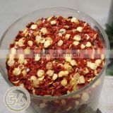 with seeds 25%, Moisture 14%max,dry red chili curshed