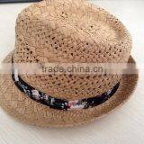 Unisex Hand Made Summer Straw Hat thumbnail-1