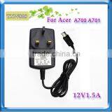 For Acer Tablet Iconia W3 A510 A700 A701 18W Tablet Charger Wall Charger