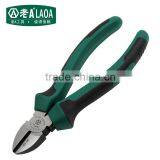 6 Inch Double Color TPR Handle Heavy Duty Diagonal Cutting Plier thumbnail-3