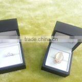 Luxury Black Handmade Ring Box Accessories Wooden Box Cardboard Wooden Box Wooden Jewelry Box thumbnail-1