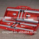 Outdoor Plastic Folding Picnic Table With 4 Seats Color Red thumbnail-2