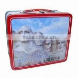 Lunch box, food grade tinplate with CMYK printing, food test approved