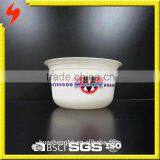 Microwavable PP 18oz/570ml Take Away Salad Bowl With FDA Certificate
