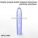 5ml Empty Purple Bullet Shaped Aluminum Perfume Atomizer