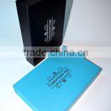 Customized Blue Black Matt Folding Clothing Packaging Box thumbnail-1
