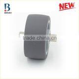 2016 Newest Durable 36.5mm Grey TPU Ball Rubber Caster Wheels With Shaft thumbnail-6