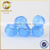 beautiful faceted cut bead for bracelet /neckalce making aquamarine glass beads                        
                                                                                Supplier's Choice