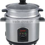 700W Stainless Steel Surface Rice Cooker and Food Steamer thumbnail-2