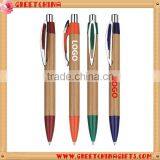 Colorful Bamboo Promotional Ball Pen, Environmental Protection Ball Pen Quality Choice thumbnail-2