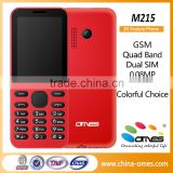 M215 2.4inch kaypad phone very low end mobile phone