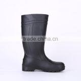 2016 Wholesale Cheap Black Safety PVC Rain Boots, Steel Toe Insert Safety Boots thumbnail-6