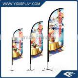 Out Door Angled Flying Beach Flag Banner