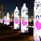 hottest inflatable led light bottle