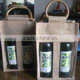 Jute Wine Bag Two Bottles thumbnail-1