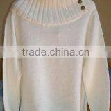 2010 Ladies Mohair High Collar Fashion Sweater