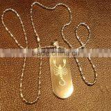 Hot Sale Metal Football Souvenir Dogtag With Gold Chain thumbnail-1