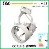 with CE RoHS Black/White/Silver housing clothing shop led luminaire track light