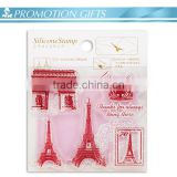Promotion Carton Tower Rubber Stamp