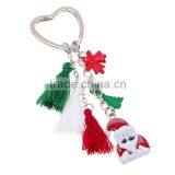 Cheap Red Cute Keychain For Christmas Jewelry Santa Claus Key Chain Christmas Tree Car Keychain thumbnail-4