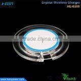 2015 New Design Acrylic Wireless Charger Accept Customize LOGO Wireless Charger for Samsung Galaxy Note 3 thumbnail-3