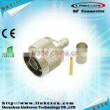 N Male Plug Crimp LMR240 RG8 RF Connector
