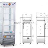 Four Sides Glass Cake Showcase