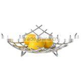 Wholesale Stainless Steel Grid Fruit Basket