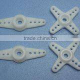 RC Airplane Parts One Type / Cross Type Lite Arms White Gear Shape Plastic Servo Rocker Arm thumbnail-1