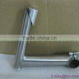 Titanium Bending Stem for E-bike Frame, Better Than Carbon Frame Stem, Cheap Stem for City Bike Frame
